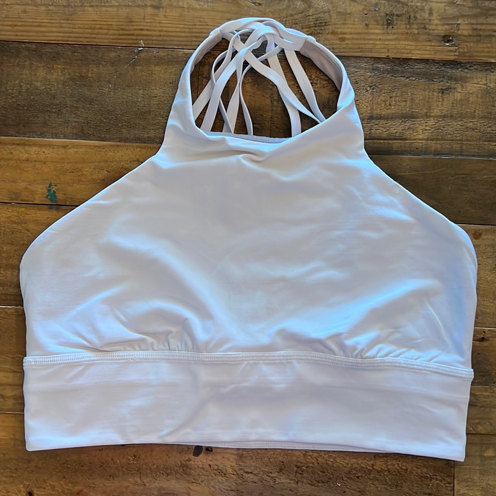 Lululemon high neck long line bra